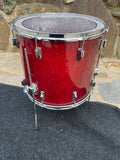 Tama Superstar Cherry 18x16" Floor Tom Drum 80's
