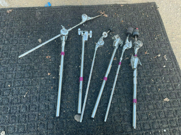 FIVE PACK TAMA BOOM CYMBAL STANDS TOPS FOR RACKS