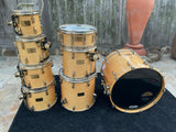 Pearl Masters Custom Maple 8pc Drum Set kit Natural