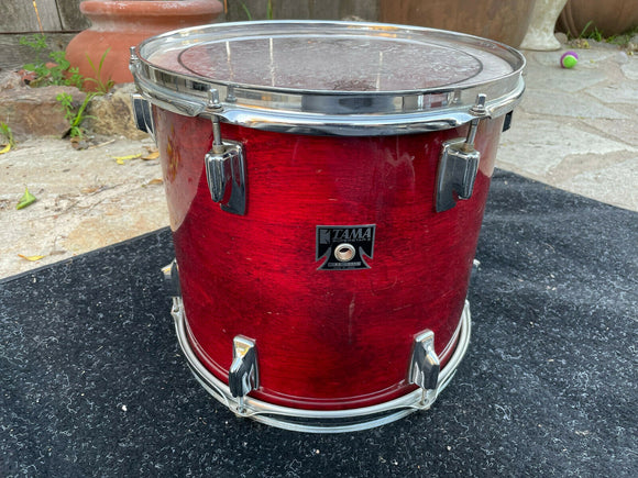 Tama Superstar Cherry 1980's 13 x 12 Tom Drum