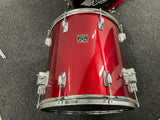 Tama Superstar Candy Apple Red 80's Drum Set kit 22x16,12x11,13x12,16x16