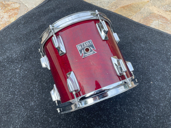 Tama Superstar Cherry 10x9 Cherry Tom Drum 80's