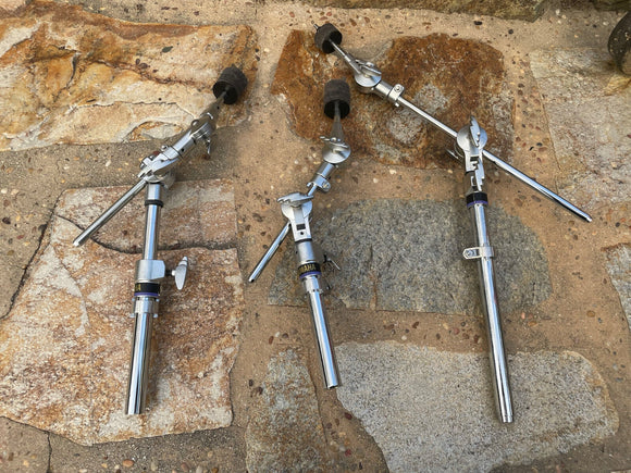 3x Yamaha Boom Drum Cymbal Arms