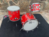 Rogers 70's Big R 3 Pc Drum Kit Mojave Red - Looks great!!