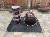 PDP CX Maple 5pc Drum Set kit red lacquer- fair condition - pickup only