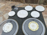 Pearl Tru Trac Electronic Drum Conversion Pads Double Bass 14,10,12,13,16,bassx2