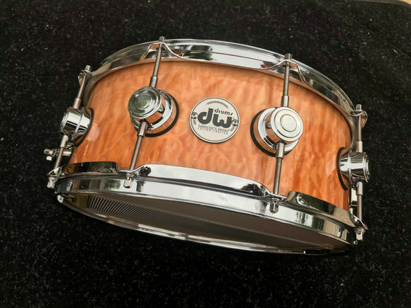 DW Collectors Curly Maple 14 x 5.5 Snare Drum!!!