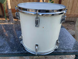 Tama Superstar WHITE 1980's 13 x 12 Tom Drum - EXCELLENT