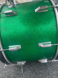 Vintage Rogers PowerTone Londoner Fullerton Green Spakle Power Tone 20,12,13,16
