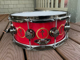 DW Collector's Series "Snakes and Arrows" Neil Peart Rush 6x14 Snare drum w/ TAG