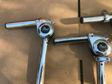 THREE USED Pearl 900 Series Tom Holder with Uni-lock Tilter