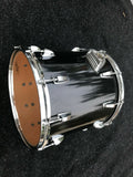 VINTAGE LUDWIG 6 PLY Maple b/o Blue Olive badge 14x13 Tom Drum with Mini Lugs