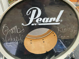 Pearl MLX Maple White 4pc Drum Set Kit owned by James Kottak Ex Scorpions !!!