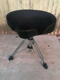 Roland Hydraulic Saddle Drum Throne - Velours Top - Soft Foam
