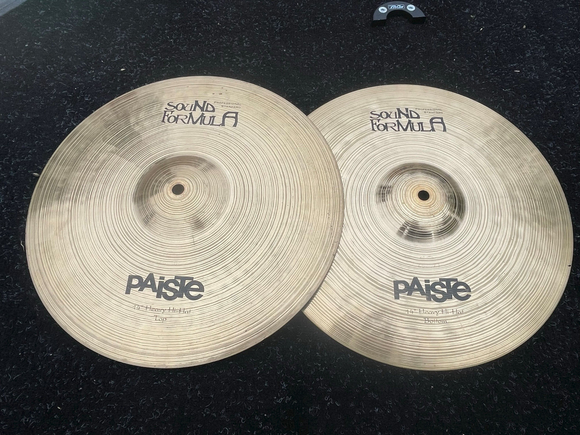 Paiste 14” Sound Formula Heavy Hihat hi hat pair