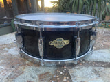 Pearl Masters Maple Snare - Black Lacquer - 14" x 5.5"