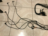 10x PACK PEARL DRUMS SUPER LONG LABELLED 1/4" Cables for electronic drums Snake