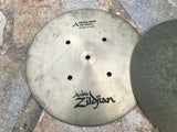 Vintage Zildjian 14" Quick beat Hihat Drum Cymbals hi hat