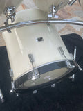 Vintage North Drums 6pc Drum Set kit - White Finish