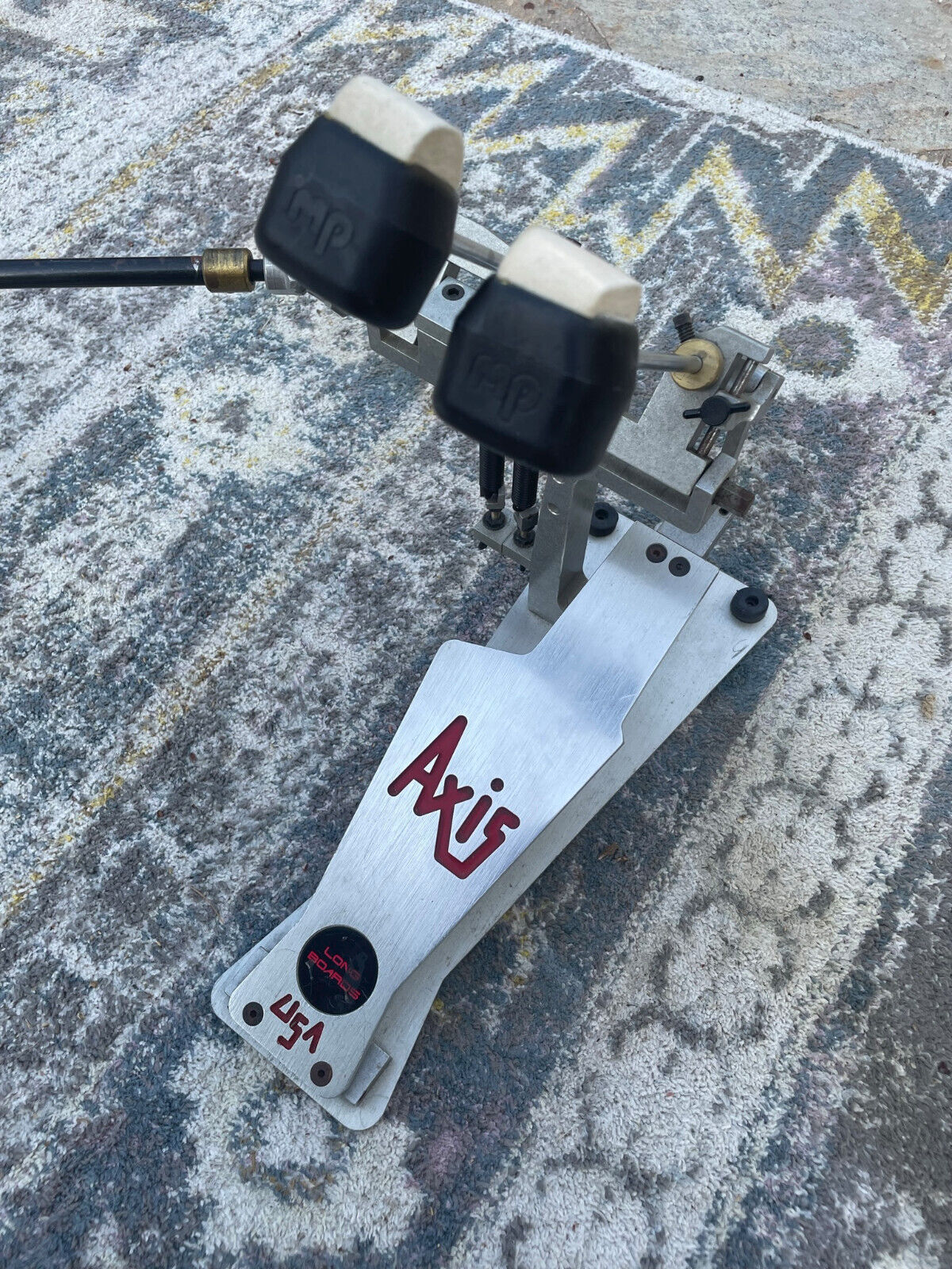 axis bass drum pedal Axis AL-2 Longboard Double Bass Drum Pedal – Blakes Drum Shop