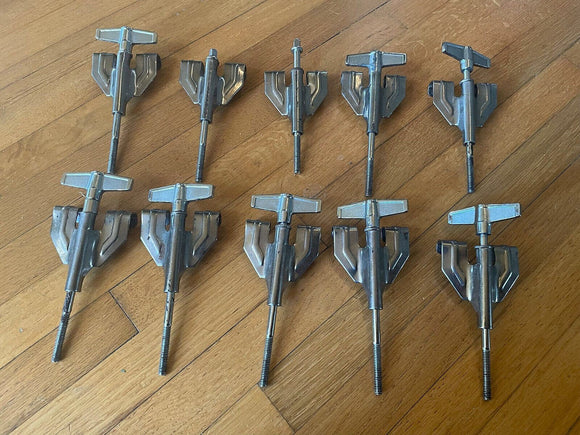 10x Pack Vintage Tama Superstar Imperialstar Bass Drum Tension Rods and Claws
