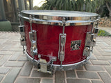 Vintage Tama Superstar 14X8 Snare Drum Cherry Wine Finish - Excellent