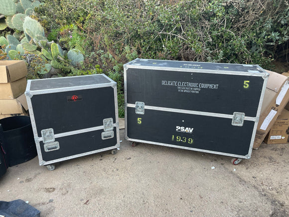 TWO XL Professional Grade ATA Road / Flight Cases