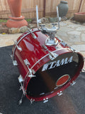 Vintage Tama Superstar Cherry Wine Drum Set Kit !! Looks great!!