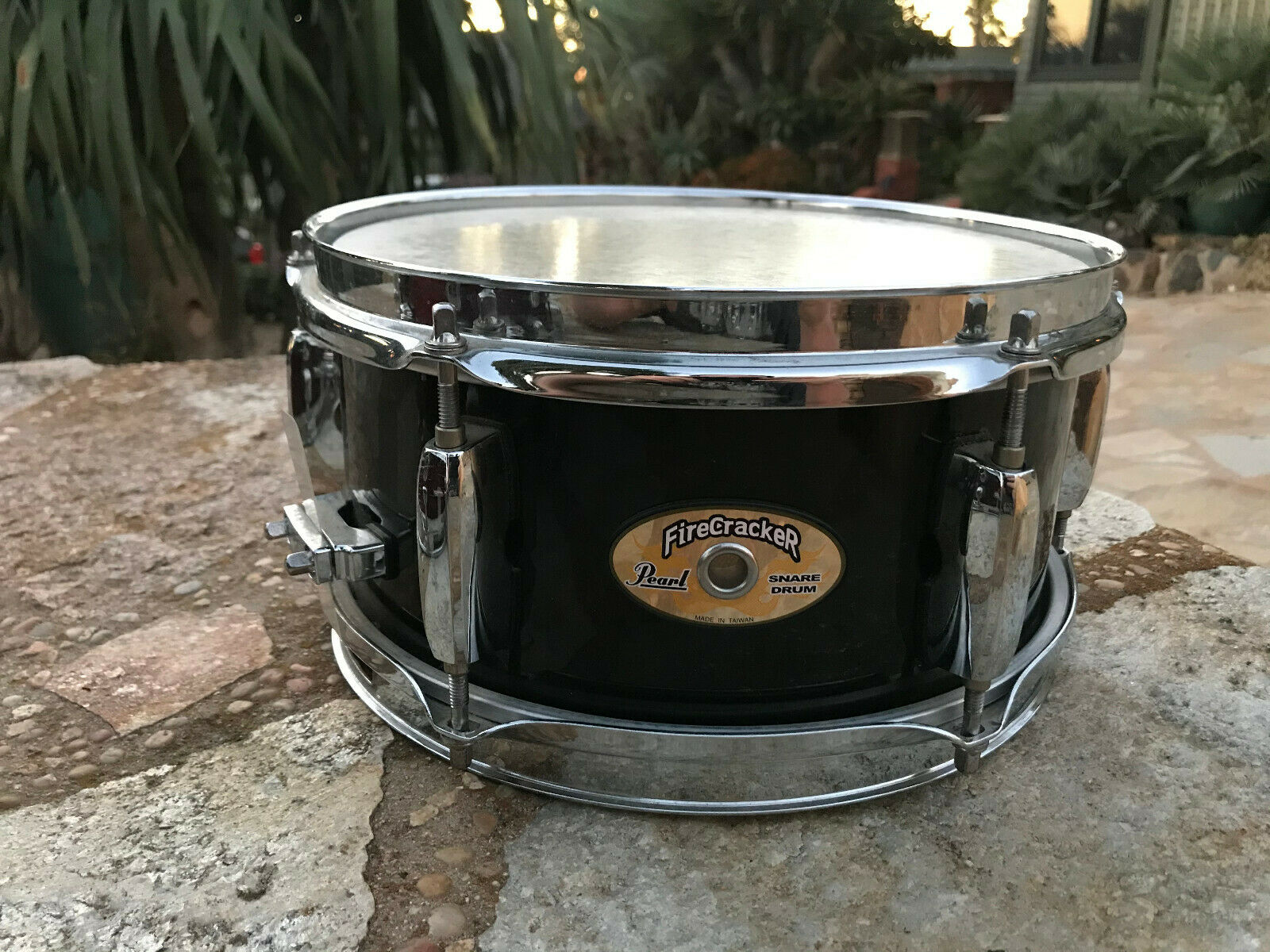 美品）Pearl Firecracker Snare 12X5 Ebony（SABIAN AAX Metal