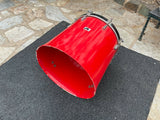 Vintage North Drum Red 22" Bass Drum - RED - Missing Spikes