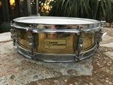 Groove Percussion 13x3" Brass Piccolo Snare Drum Brass