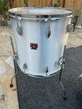 Vintage Tama Swingstar Metallic White 6pc Drum Set kit - EXCELLENT!