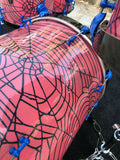 TRUTH USA Custom "SPIDER" 4pc Drum Set kit with 20x20 Bass!! beautiful!!