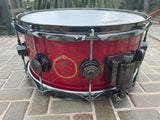 DW Collector's Series "Snakes and Arrows" Neil Peart Rush 6x14 Snare drum
