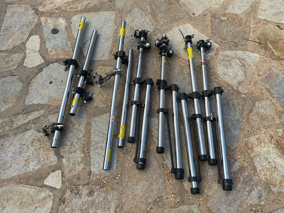 Gibraltar 3 Sided Straight Drum Rack with Angle legs w/ clamps