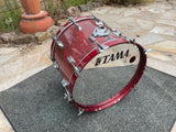 Tama Superstar Cherry 22x16 Bass Drum 80's