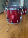 Tama Superstar Cherry 14x13 Cherry Floor Tom Conversion Drum 80's