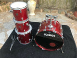 Tama Superstar CANDY APPLE RED 4pc Drum Set Kit 12x11,13x12,16x16,24x16