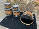 DW Collectors 5pc Exotic MAPA BURL Drum Set kit !!