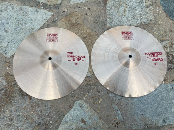 Paiste 14 inch 2002 Sound Edge Hi-hat Cymbals