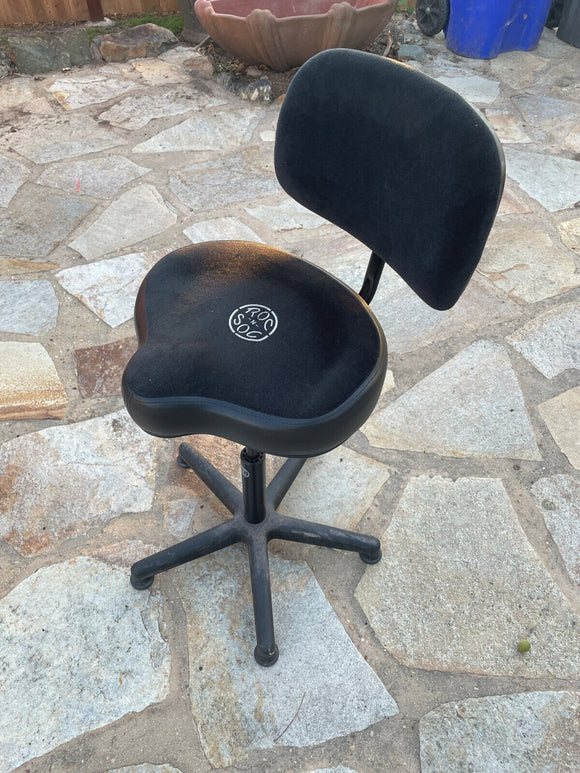 Roc-N-SOC Lunar Series Gas Lift Drum Throne w/ BACKREST - PICKUP ONLY!!