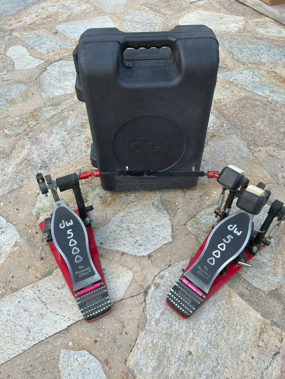 DW 5000 Series DOUBLE Bass Drum Pedal - Rust