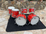 Rogers 70's Big R 6Pc DBL BASS Drum Kit Mojave Red 20x14(x2) 12x8,13x9,16x16(x2)