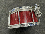 PEARL SNARE Drum  - FREE FLOATING 14X6.5 ACRYLIC RED SPARKLE