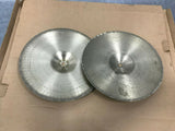 Vintage Zildjian 13" NEW beat Hihat Drum Cymbals hi hat