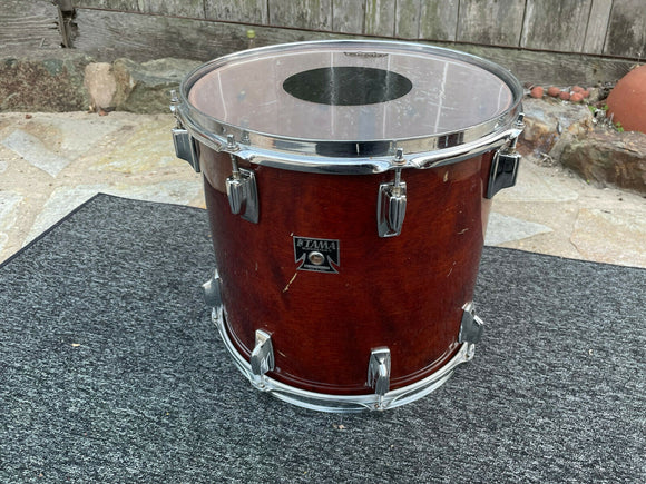 Tama Superstar Mahogany 1980's 14x13 Tom Drum - 14