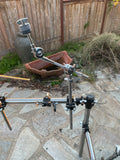 HUGE 3 Sided Gibraltar Straight Drum Rack with Cymbal Arms