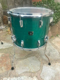 VINTAGE TAMA SUPERSTAR AQUA MARING 16x14 Floor Tom Drum