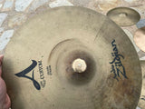 5 Broken / Cracked Cymbals Zildjian Paiste