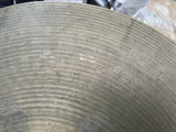 Vintage Zildjian 14 inch New Beat  HiHats hihat Cymbals Pair - TOP CRACKED